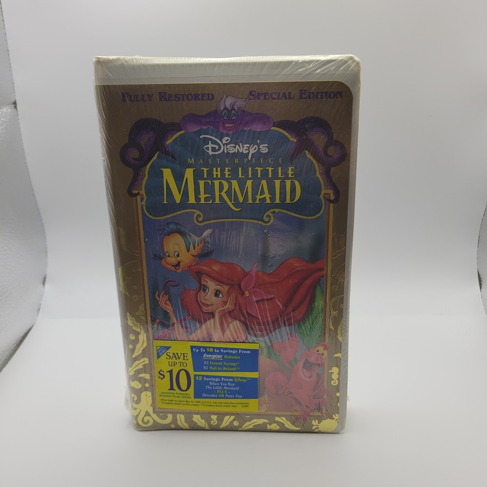 Disney The Little Mermaid VHS Special Edition Masterpiece Factory Sealed NEW